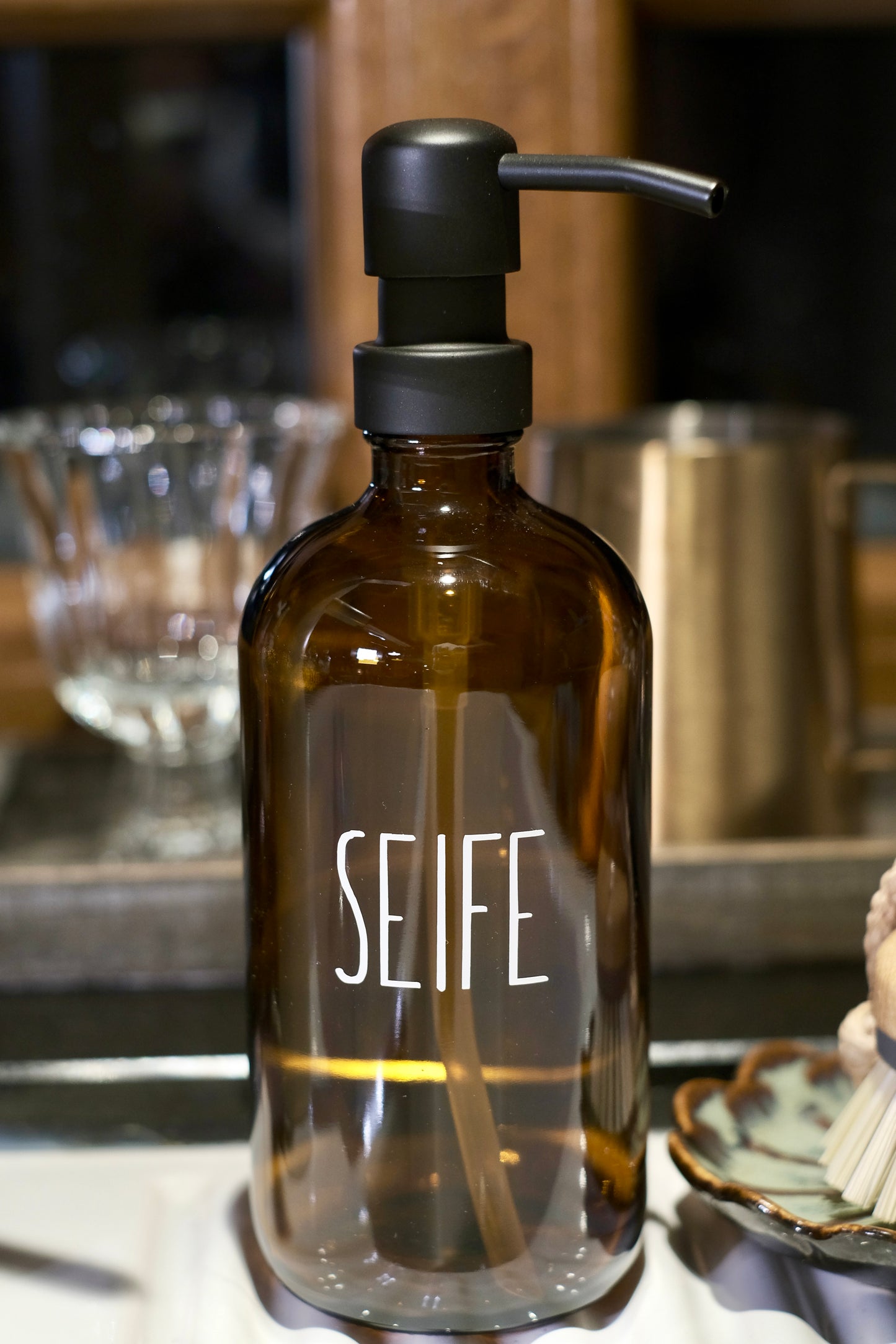 Seifenspender 500ml - beschriftet